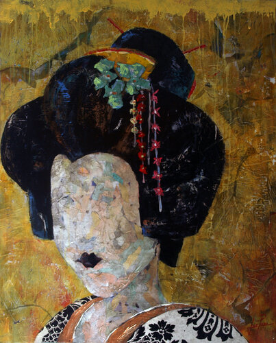 SERIE GEISHA 00010 van Josep Pozo, Schilderij te koop op Singulart