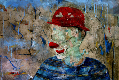 SERIE PAYASO 0002 van Josep Pozo, Schilderij te koop op Singulart