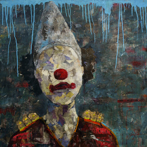 SERIE PAYASO 0007 van Josep Pozo, Schilderij te koop op Singulart