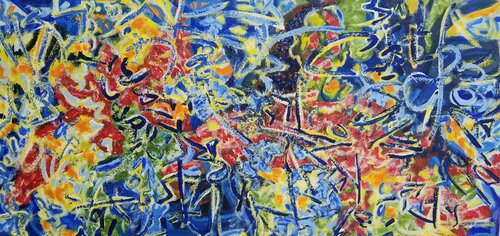 Many Stories van Cindy Bernier, Schilderij te koop op Singulart