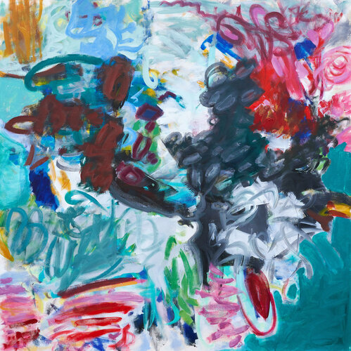 Dancing In Place van Cindy Bernier, Schilderij te koop op Singulart