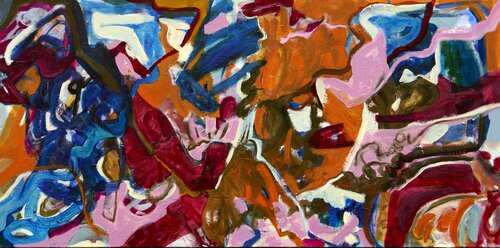 Movin Out van Cindy Bernier, Schilderij te koop op Singulart