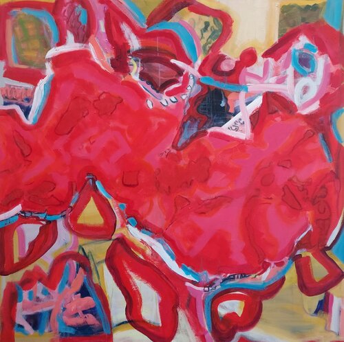 Mambo van Cindy Bernier, Schilderij te koop op Singulart