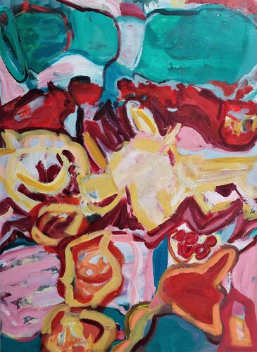 Rocks van Cindy Bernier, Schilderij te koop op Singulart