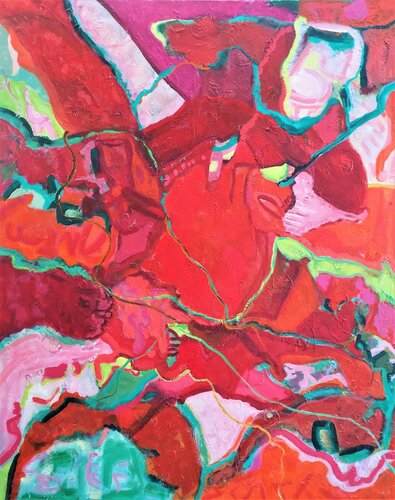 Pathways2 van Cindy Bernier, Schilderij te koop op Singulart