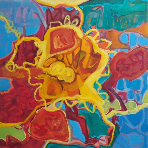 Pathways 3 van Cindy Bernier, Schilderij te koop op Singulart