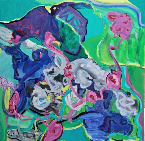 Dance Phrases van Cindy Bernier, Schilderij te koop op Singulart