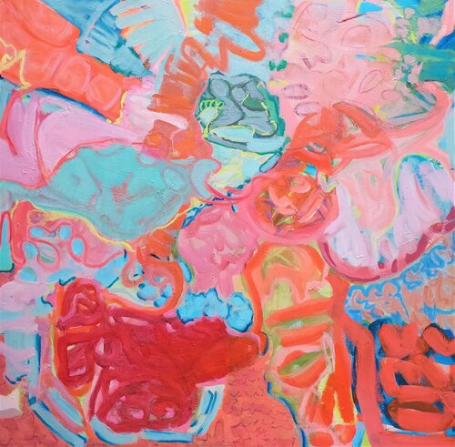 Butterfly van Cindy Bernier, Schilderij te koop op Singulart