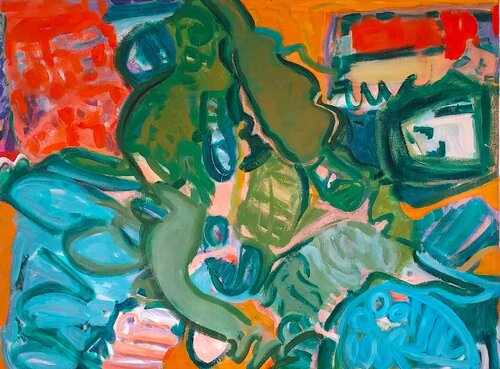 Verdant de Cindy Bernier, Pintura a la venta en Singulart