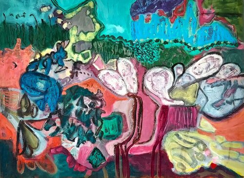 Underground Garden von Cindy Bernier, Malerei kaufen auf Singulart