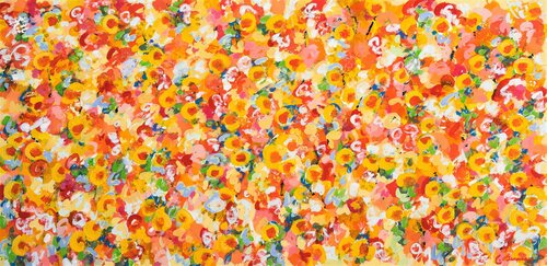 FLOWERS FOR SHARON van Cindy Bernier, Schilderij te koop op Singulart