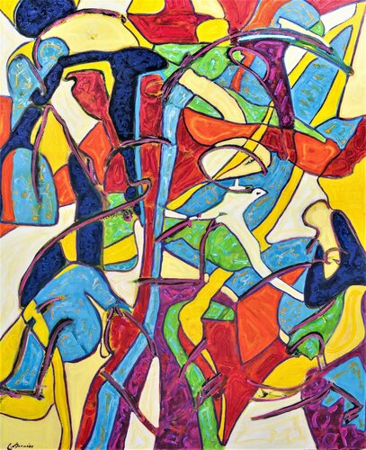 PARTS OF WHOLE van Cindy Bernier, Schilderij te koop op Singulart