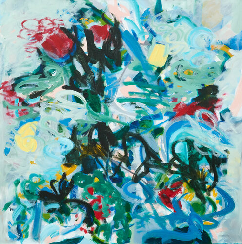 BLOOMING WORLD van Cindy Bernier, Schilderij te koop op Singulart