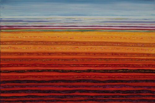 Bulb field van Gita Kalishoek, Schilderij te koop op Singulart
