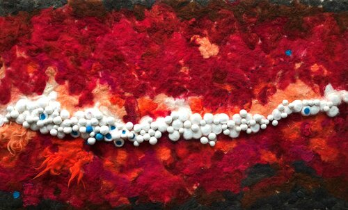 Red von Gita Kalishoek, Textil kaufen auf Singulart