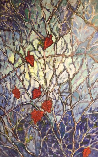 red leaves von Gita Kalishoek, Malerei kaufen auf Singulart