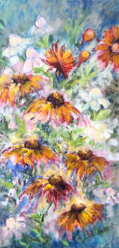 Rudbeckia von Gita Kalishoek, Malerei kaufen auf Singulart