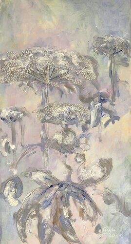 Droomweefsel, vervagen van realiteit en droom par Gita Kalishoek, Peinture en vente sur Singulart