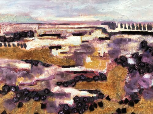 Abstract landscape di Gita Kalishoek, Pittura in vendita su Singulart