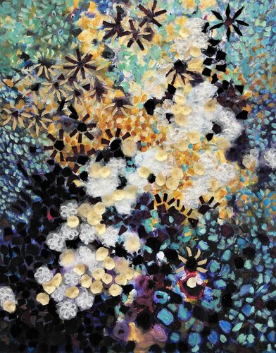 Flower festival von Gita Kalishoek, Malerei kaufen auf Singulart