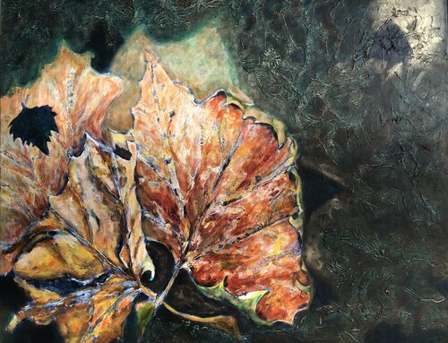 Leaves par Gita Kalishoek, Peinture en vente sur Singulart