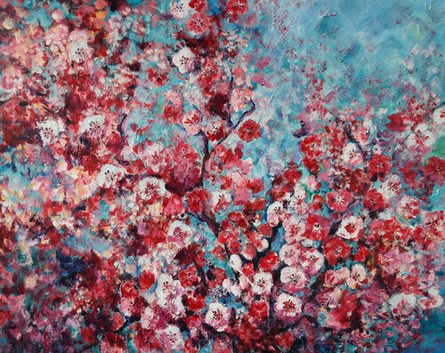 Spring blossom par Gita Kalishoek, Peinture en vente sur Singulart