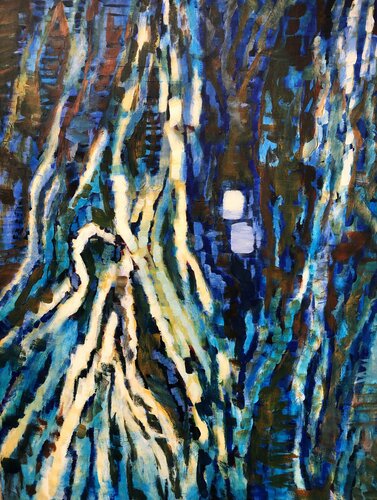 Tree bark by Gita Kalishoek, Painting for Sale on Singulart