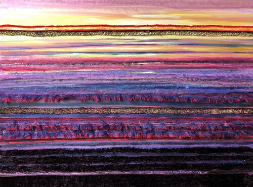 Morning fresh, the sun rises de Gita Kalishoek, Pintura a la venta en Singulart
