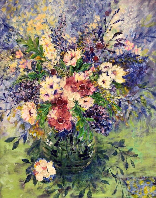 Vase with flowers Gita Kalishoek