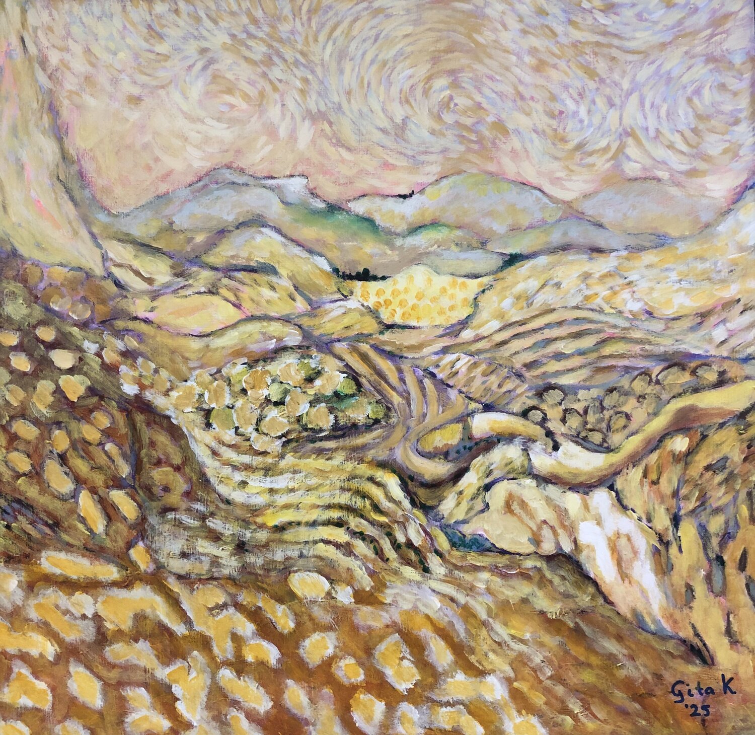 Yellow Landscape II Gita Kalishoek