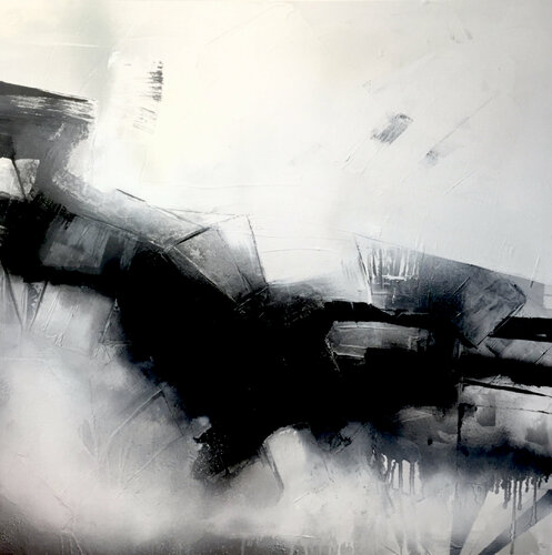 Opposite Attraction van Krystina Stamatopoulos, Schilderij te koop op Singulart