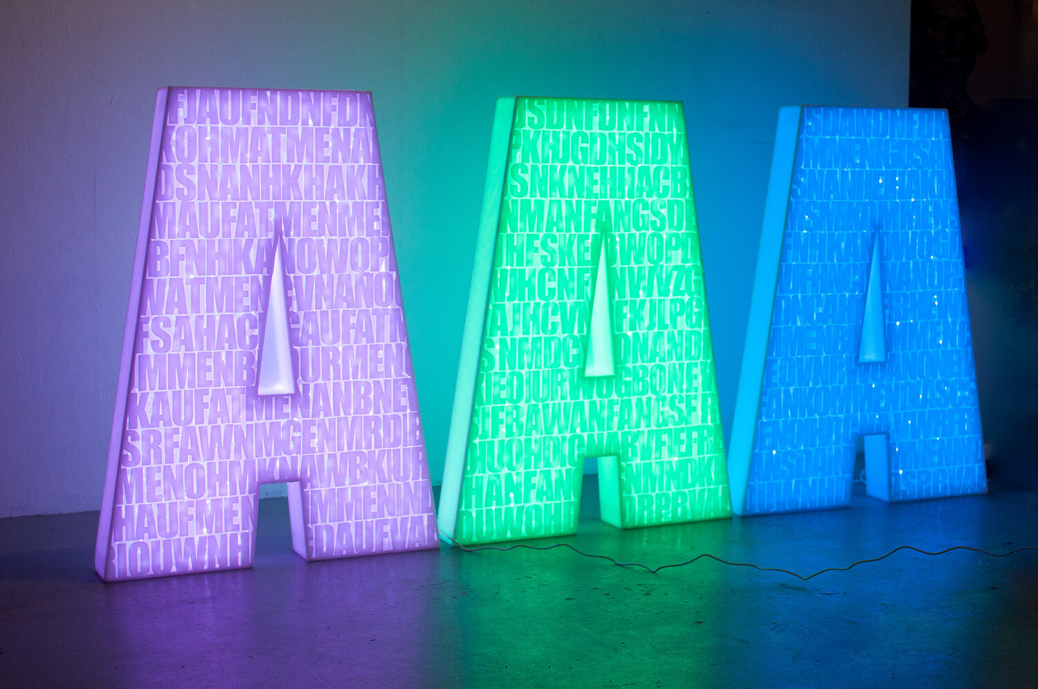 Triple A by Val Wecerka (2022) Other Media Acrylic, Objects on