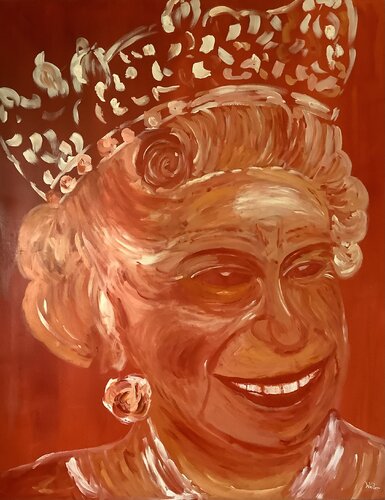 The Queen van Yves Weiler, Schilderij te koop op Singulart