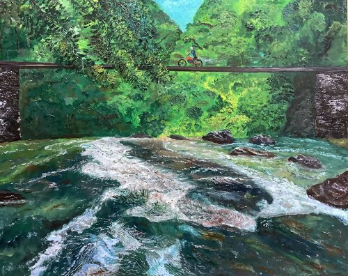 le VIAUR van Yves Weiler, Schilderij te koop op Singulart