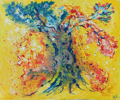 ABSTRACT SHAPE van Yves Weiler, Schilderij te koop op Singulart