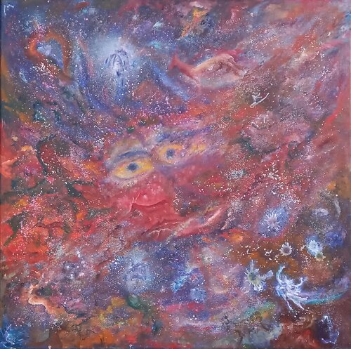 PREMIERES CONSTELLATIONS - PALEOLITHIQUES von Yves Weiler, Malerei kaufen auf Singulart