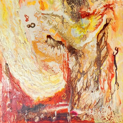 MEMOIRES GEOLOGIQUES - dialogue entre ciel et sol by Yves Weiler, Painting for Sale on Singulart