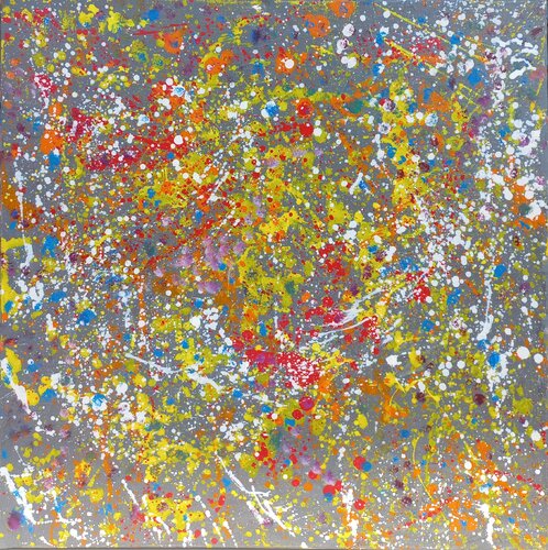 LES POINTS by Yves Weiler, Painting for Sale on Singulart