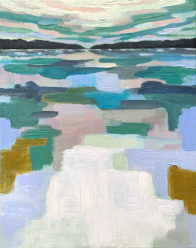 Shades of Blue by Alissa Kim Tjen, Painting for Sale on Singulart