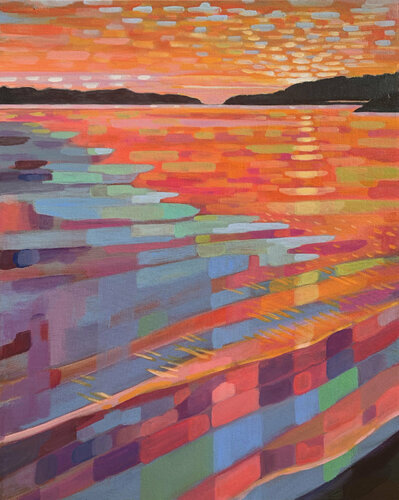 Dusky Paradise by Alissa Kim Tjen, Painting for Sale on Singulart