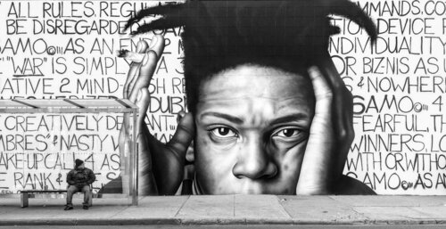 Basquiat - Brooklyn, NYC de Joseph Cela, Fotografía a la venta en Singulart