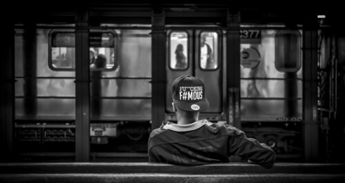 Fukn Famous - NYC Subway (framed) van Joseph Cela, Fotografie te koop op Singulart