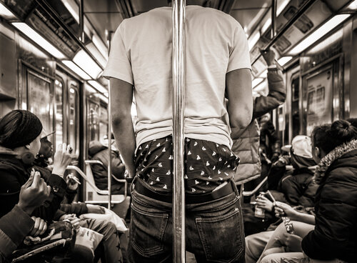 E Line - NYC Subway (framed) Joseph Cela