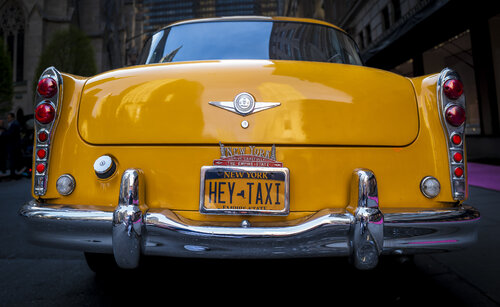 Hey Taxi! - NYC (framed) Joseph Cela