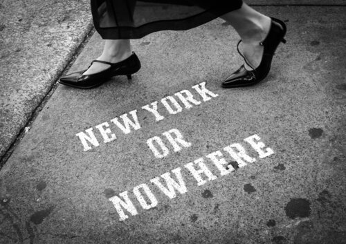 or nowhere - NYC (framed) Joseph Cela