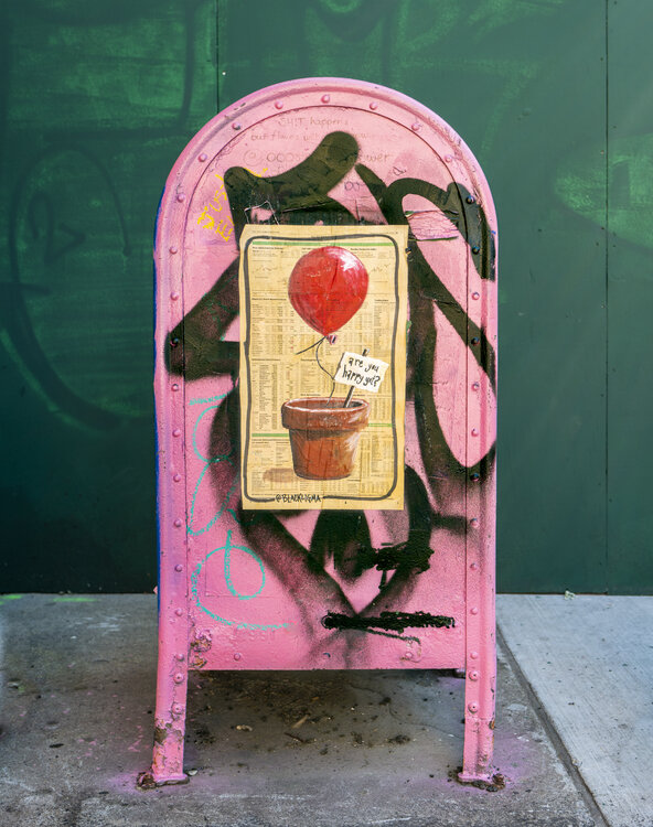 Happy Yet? - NYC (framed) Joseph Cela