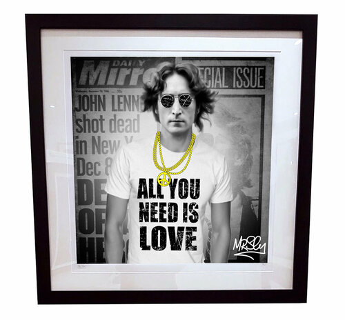 All you need is love von Mr. Sly, Druck kaufen auf Singulart