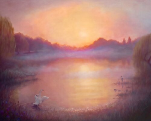 Symphonie de l'aube di Lee Campbell, Pittura in vendita su Singulart