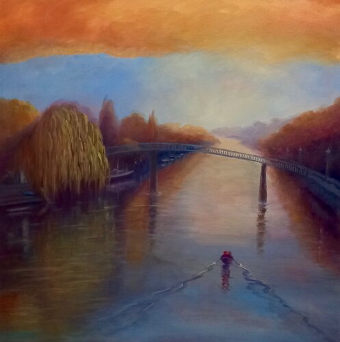 L' aube du Soir di Lee Campbell, Pittura in vendita su Singulart