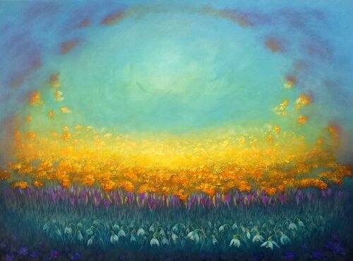 Perséphone's Garden van Lee Campbell, Schilderij te koop op Singulart